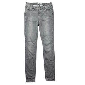 PAIGE Jeans Women's 26 Gray Verdugo Ultra Skinny Stretch Casual Pants Pockets